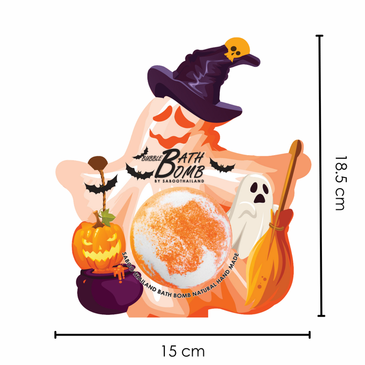 Bubble Bath Bomb - Halloween Package - 150g - Mango