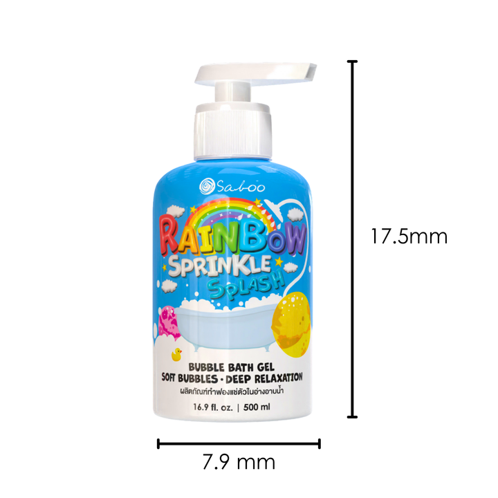 Bubble Bath Gel - 500ml - Rainbow Sprinkle Splash