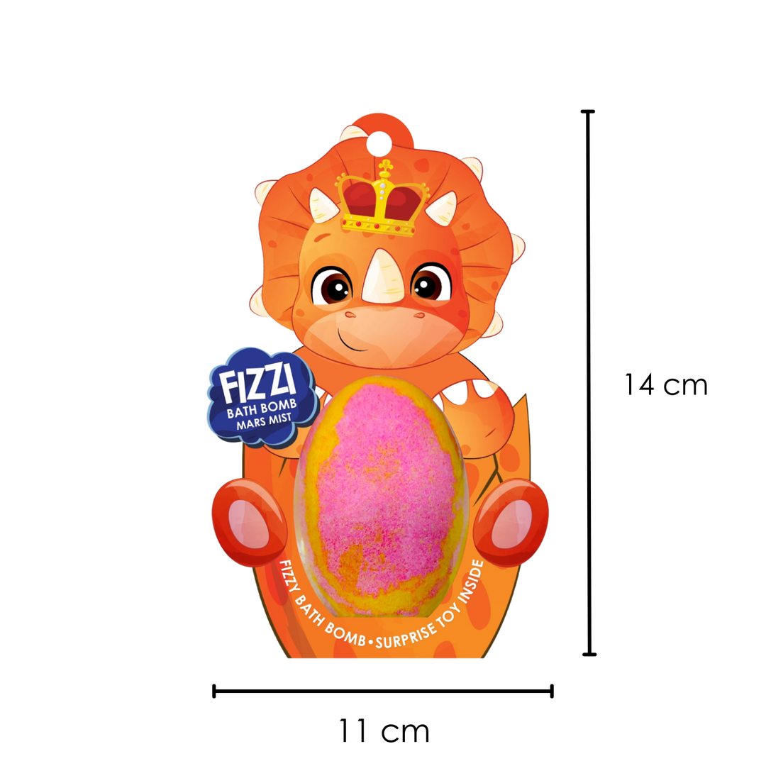 Fizzy Bath Bomb - Dinosaur Package - 180g - Mars Mist