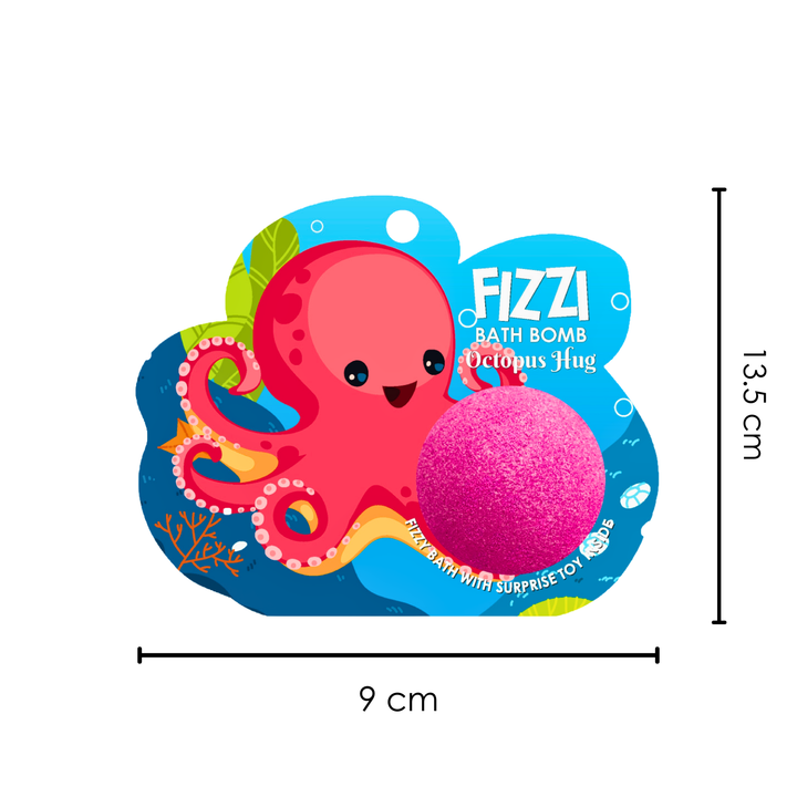 Fizzy Bath Bomb - Sea Animal Package - 100g - Octopus Hug