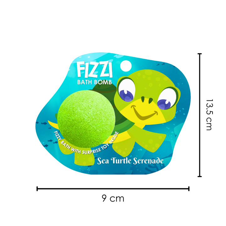 Fizzy Bath Bomb - Sea Animal Package - 100g - Sea Turrle Serenade