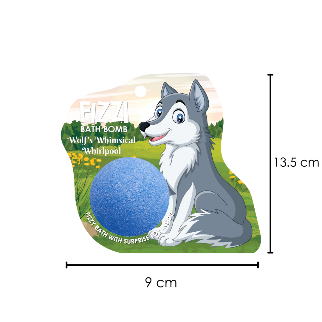 Fizzy Bath Bomb - Jungle Package - 100g - Wolf's Whimsical Whirlpool