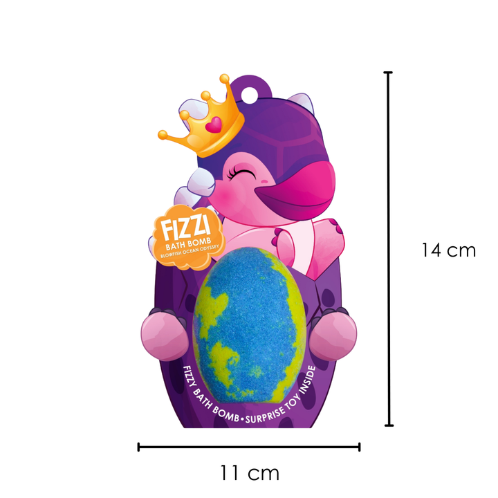 Fizzy Bath Bomb - Dinosaur Package - 180g - Blowfish Ocean Odyssey