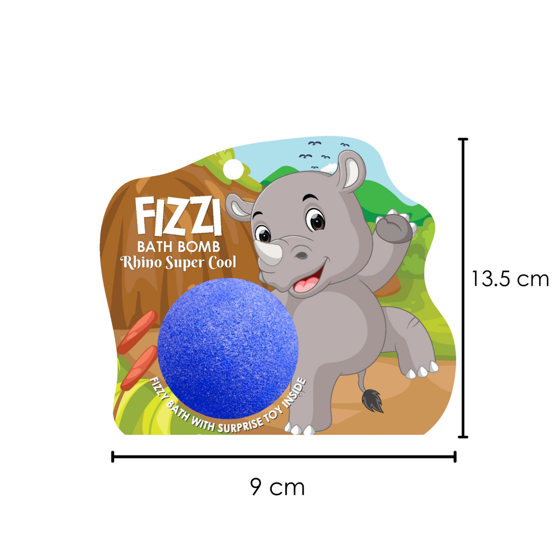 Fizzy Bath Bomb - Jungle Package - 100g - Rhino Super Cool