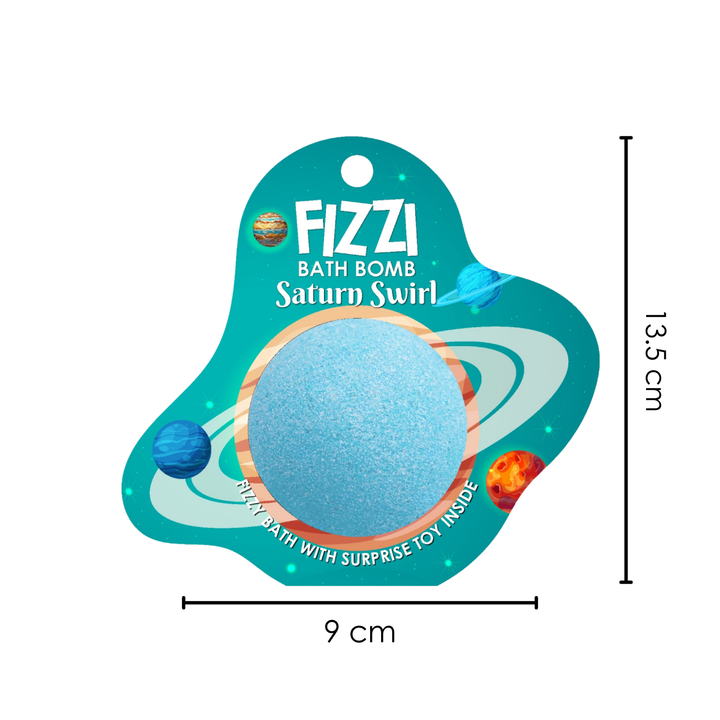 Fizzy Bath Bomb - Solar System Package - 100g - Saturn Swirl