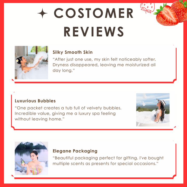 Bubble Bath Bomb - Fruit Package - 150g - Strawberry