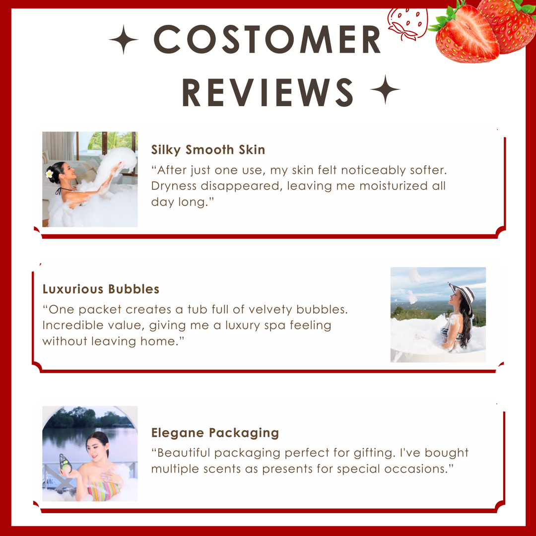 Bubble Bath Bomb - Black Package - 150g - Strawberry
