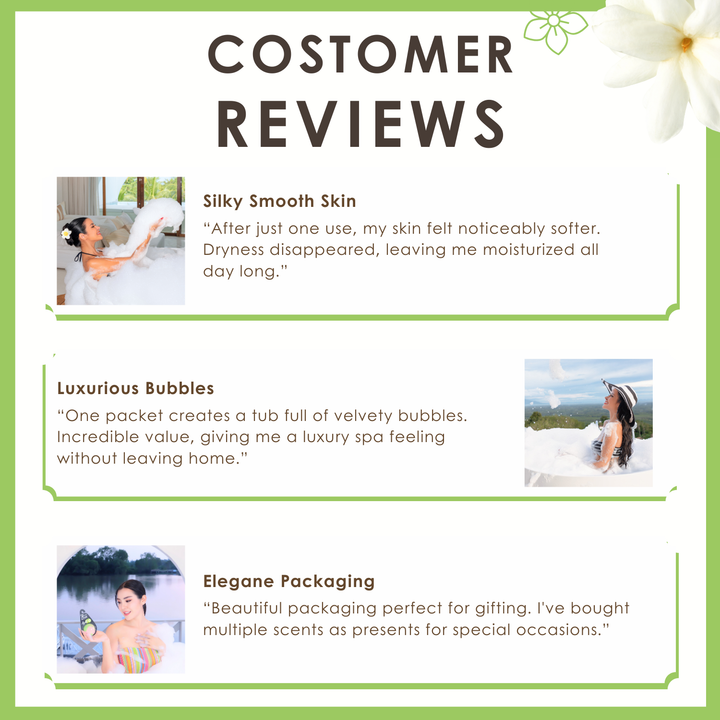 Bubble Bath Bomb - Flower Package - 150g - Jasmine