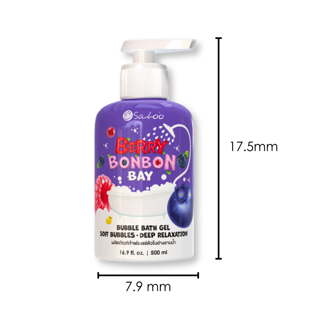 Bubble Bath Gel - 500ml - Berry Bonbon Bay