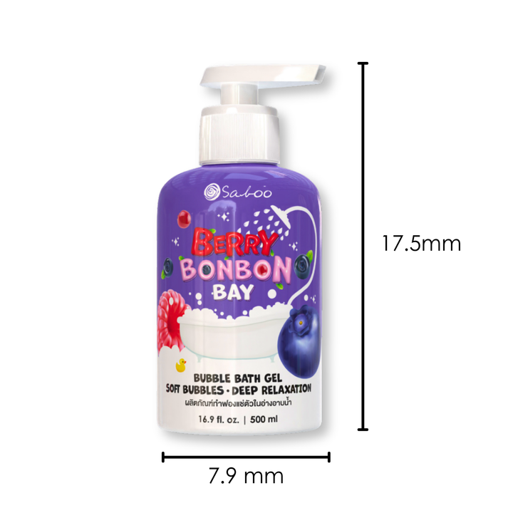 Bubble Bath Gel - 500ml - Berry Bonbon Bay