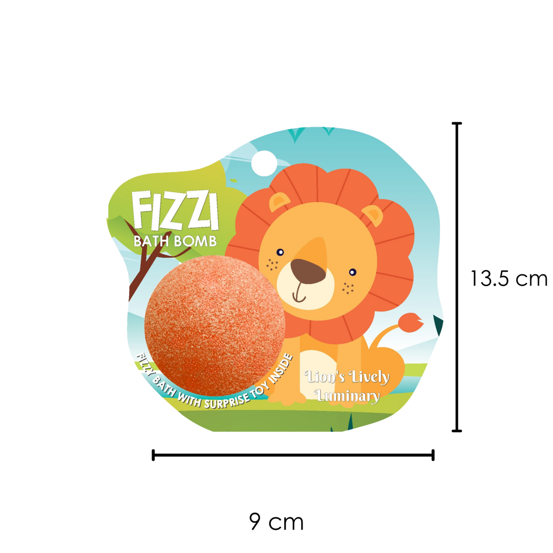 Fizzy Bath Bomb - Jungle Package - 100g - Lion's Lively Luminary