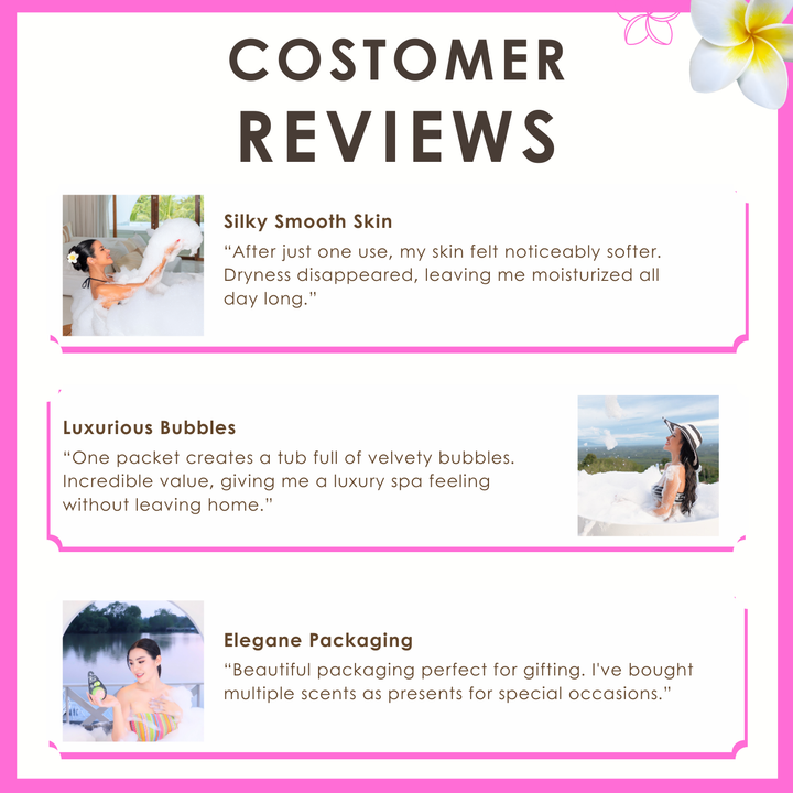 Bubble Bath Bomb - Flower Package - 150g - Leelawadee
