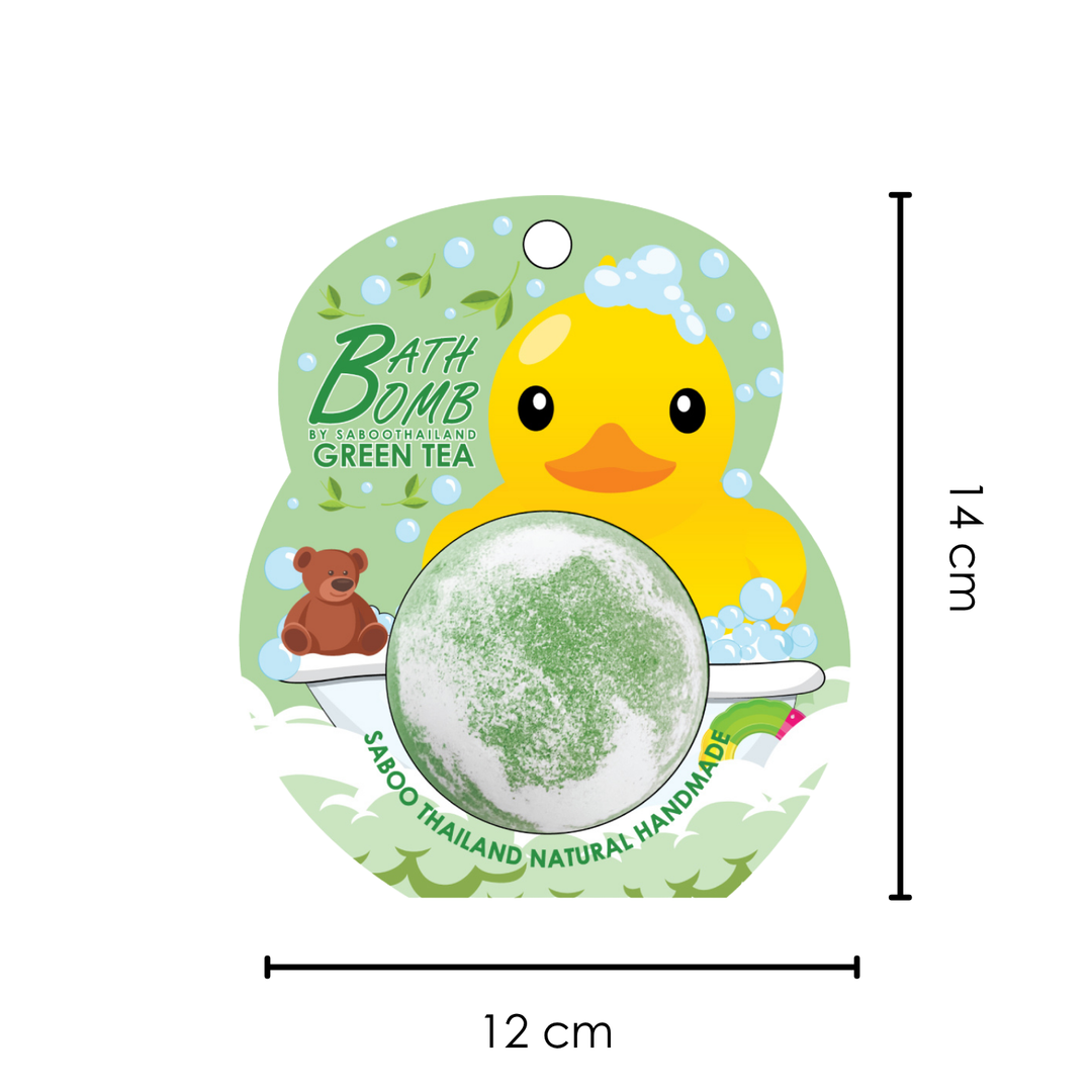 Bubble Bath Bomb - Duck Package - 150g - Green Tea