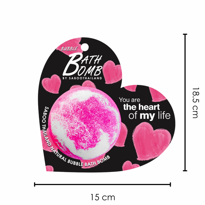 Bubble Bath Bomb - Valentine Package - 150g - Blossom