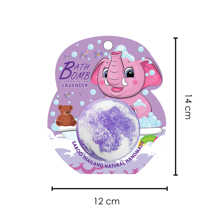 Bubble Bath Bomb - Elephant Package - 150g - Lavender