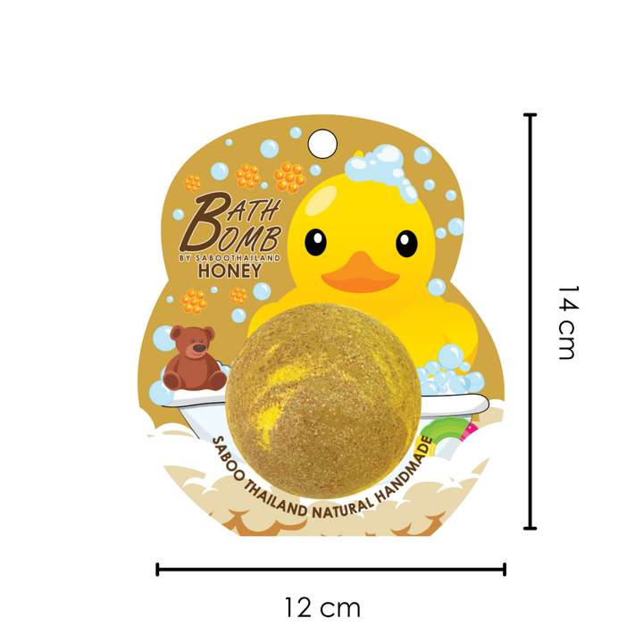 Bubble Bath Bomb - Duck Package - 150g - Honey
