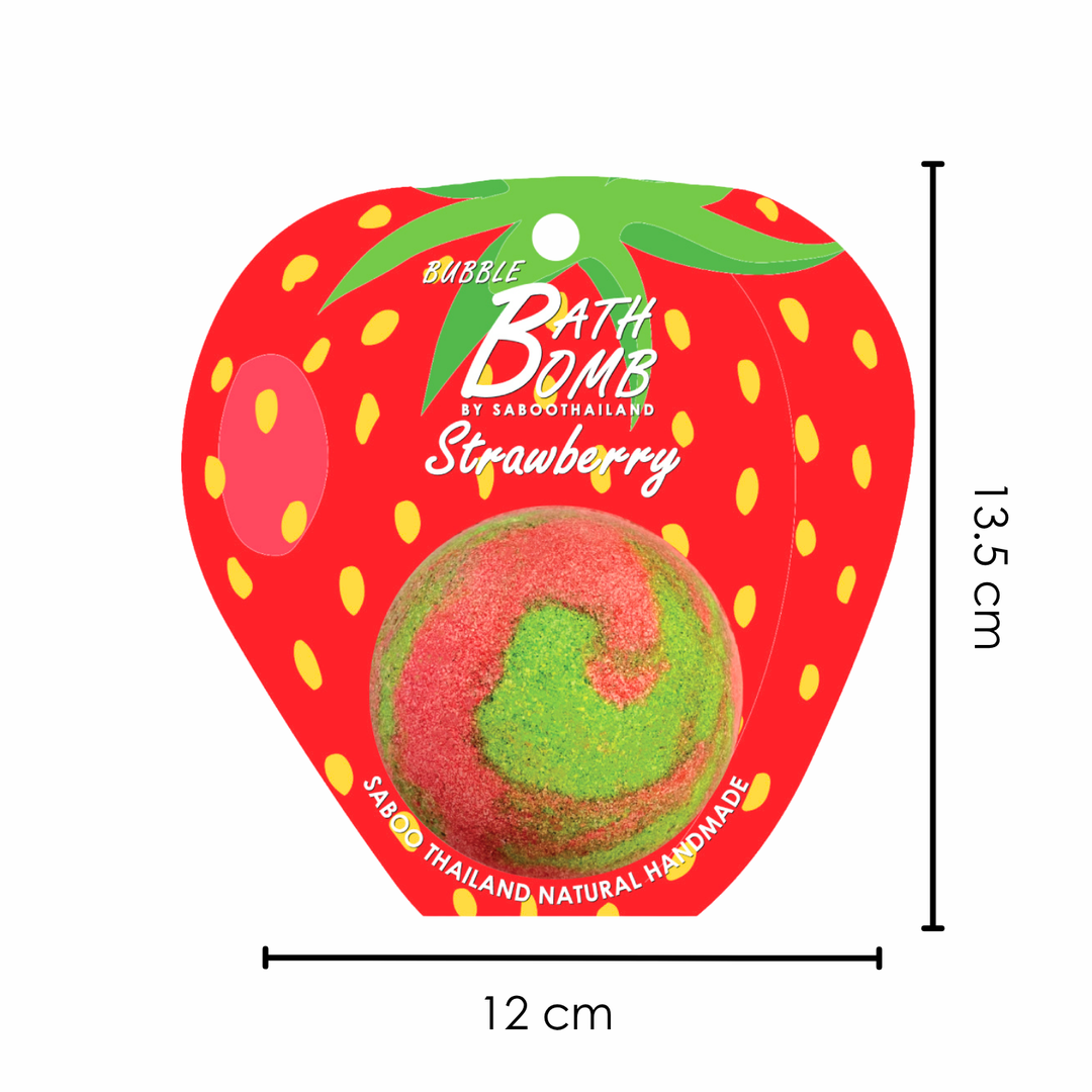 Bubble Bath Bomb - Fruit Package - 150g - Strawberry