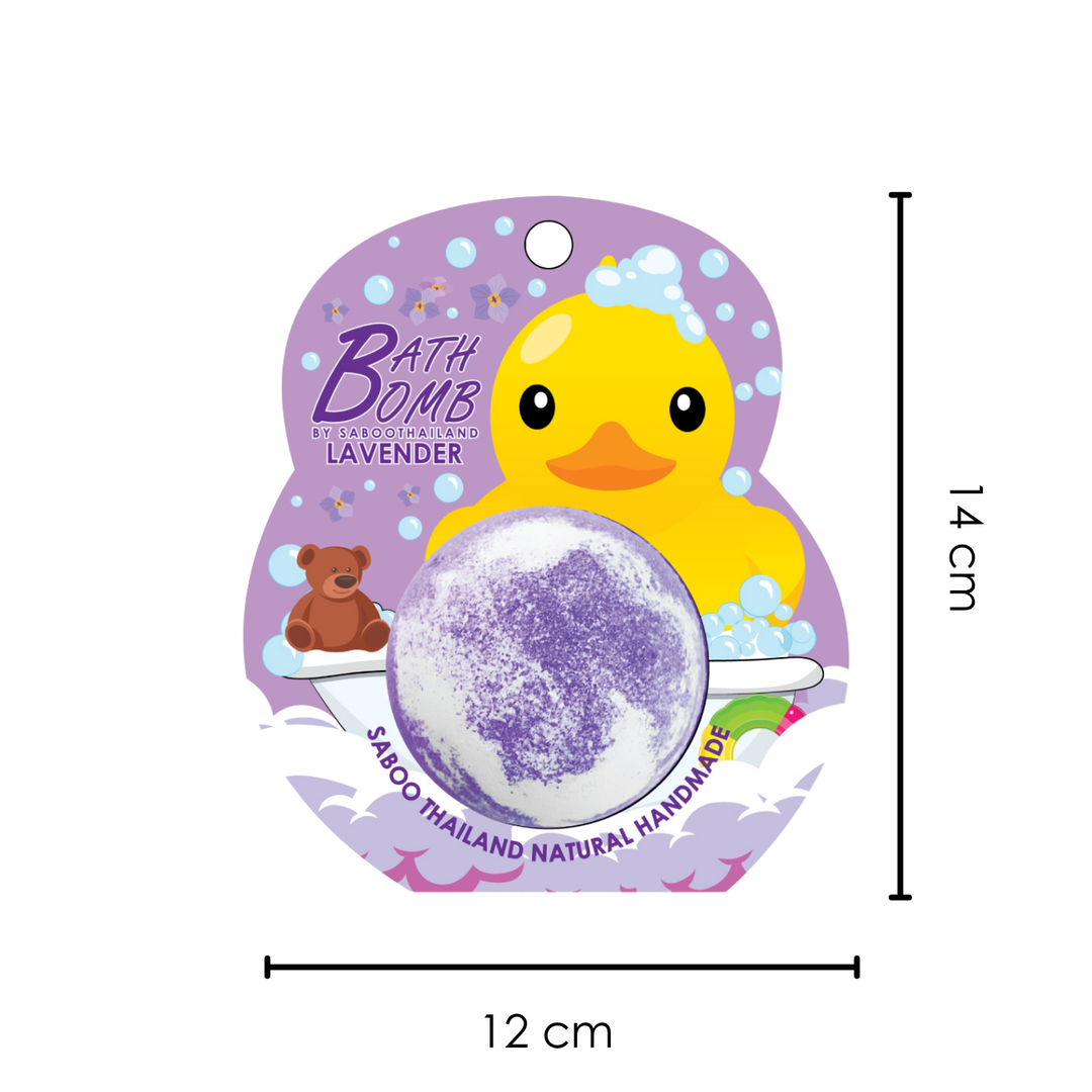 Bubble Bath Bomb - Duck Package - 150g - Lavender