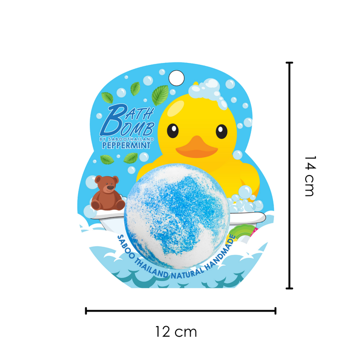 Bubble Bath Bomb - Duck Package - 150g - Peppermint