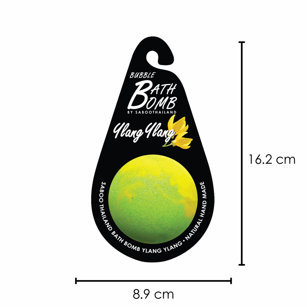 Bubble Bath Bomb - Black Package - 150g - Ylang Ylang