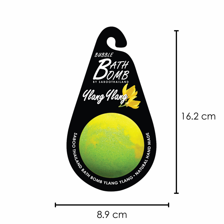 Bubble Bath Bomb - Black Package - 150g - Ylang Ylang
