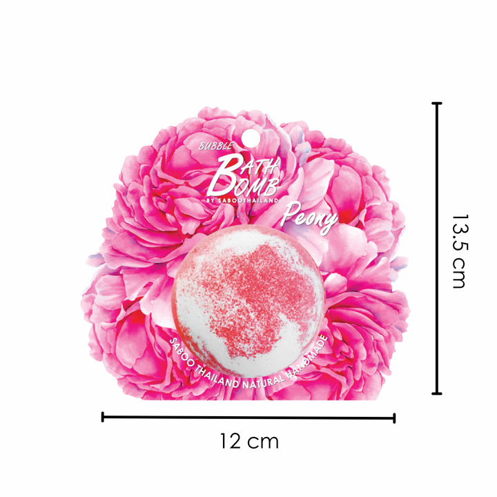 Bubble Bath Bomb - Flower Package - 150g - Peony