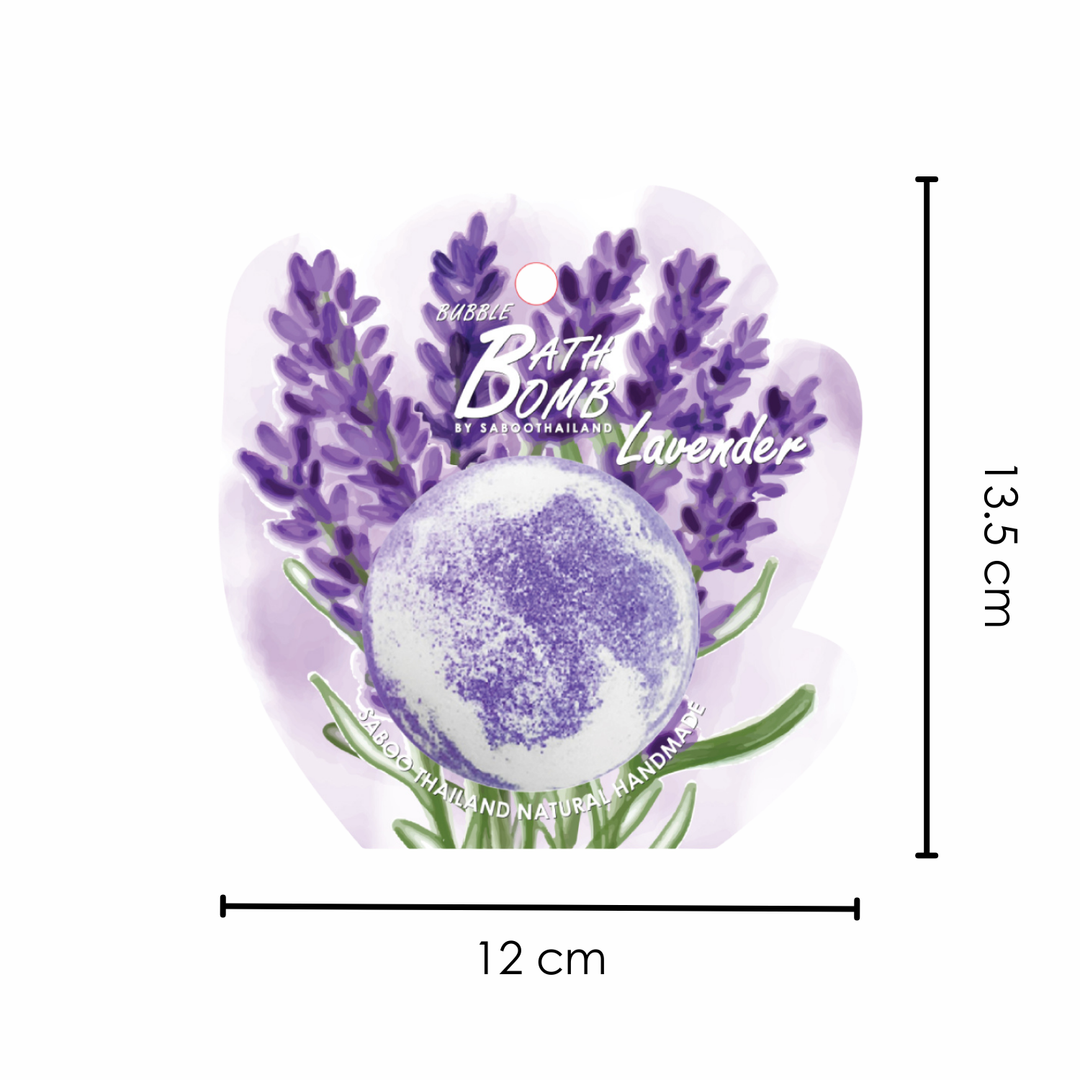 Bubble Bath Bomb - Flower Package - 150g - Lavender