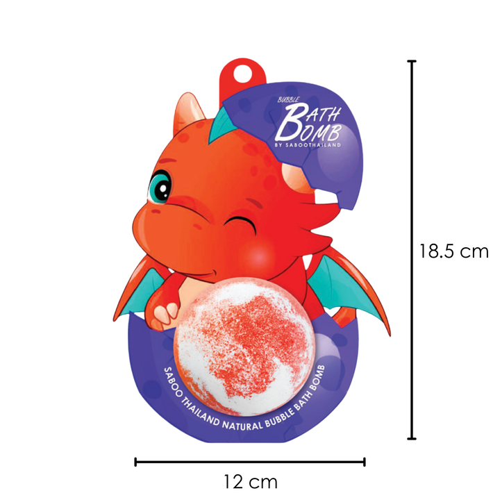 Bubble Bath Bomb - Dinosaur Package - 150g - Rose