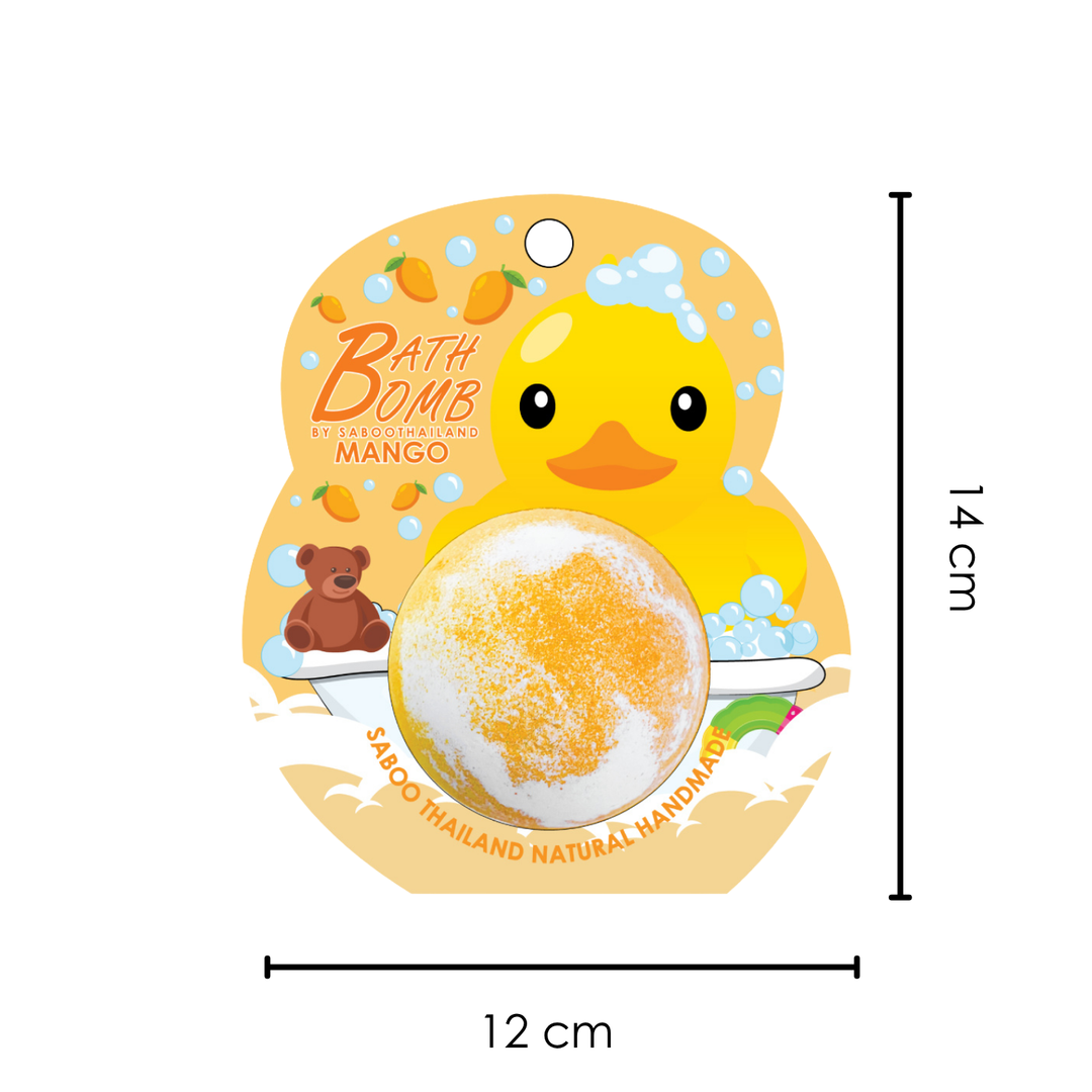 Bubble Bath Bomb - Duck Package - 150g - Mango