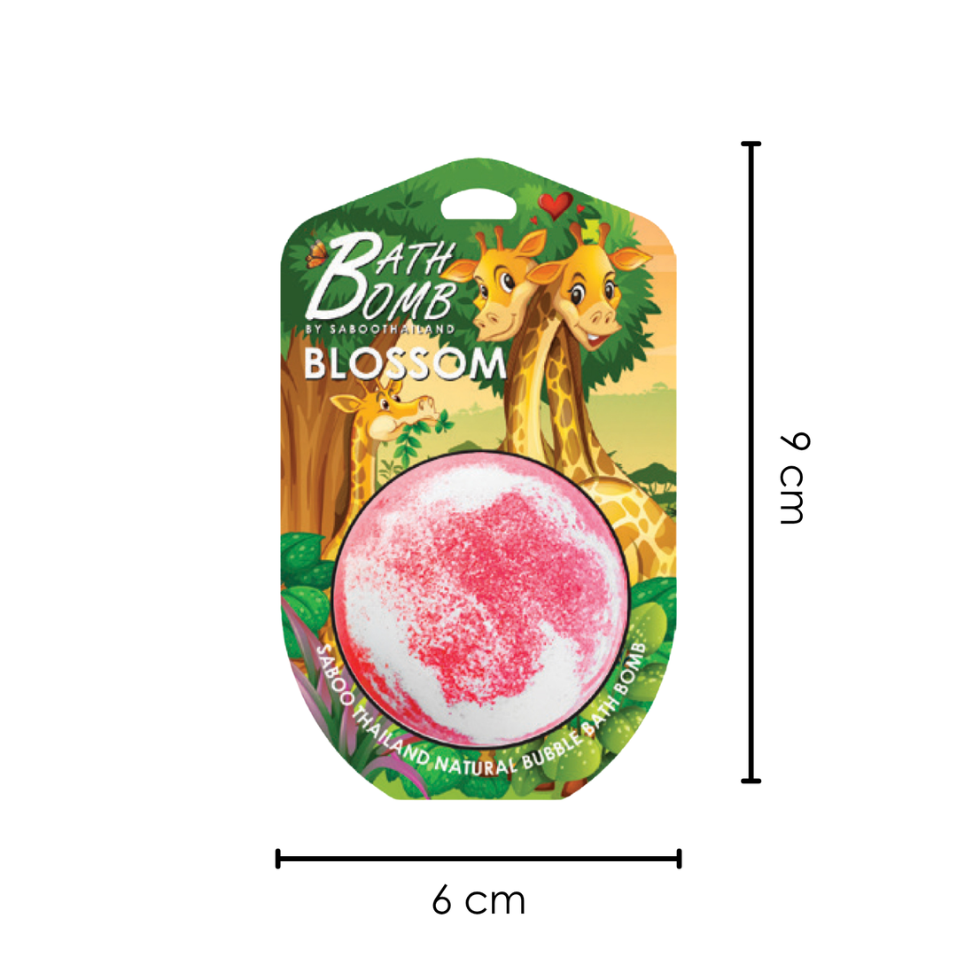 Bubble Bath Bomb - Jungle Package - 150g - Blossom