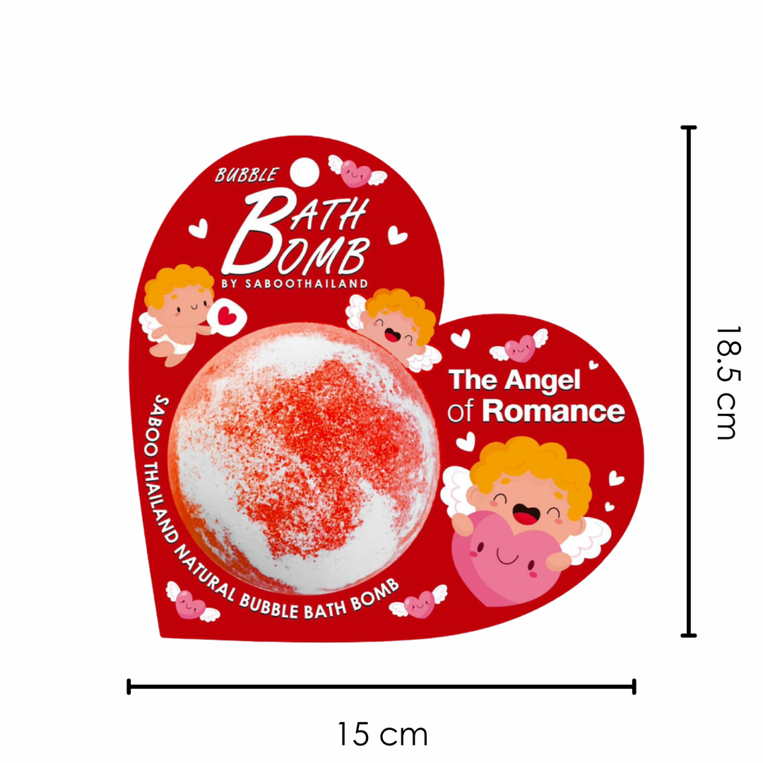 Bubble Bath Bomb - Valentine Package - 150g - Rose