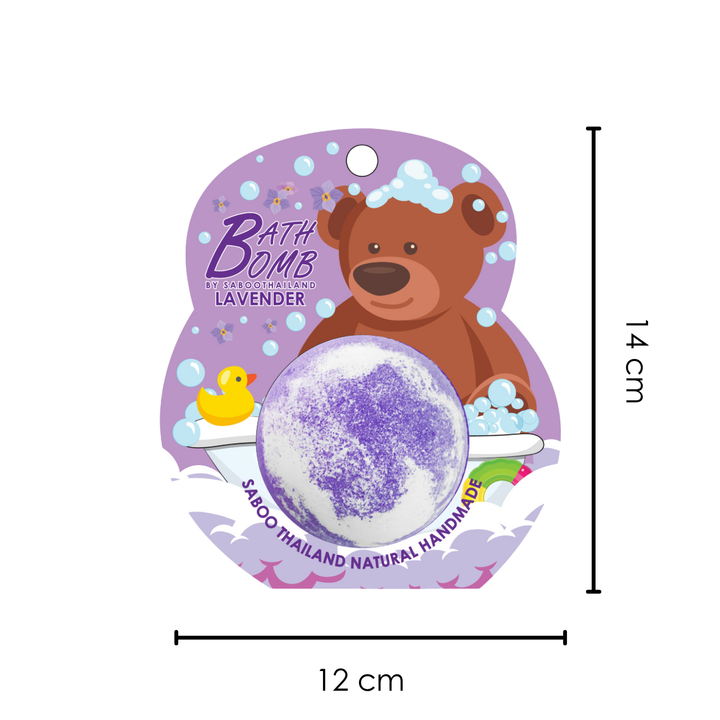 Bubble Bath Bomb - Bear Package - 150g - Lavender