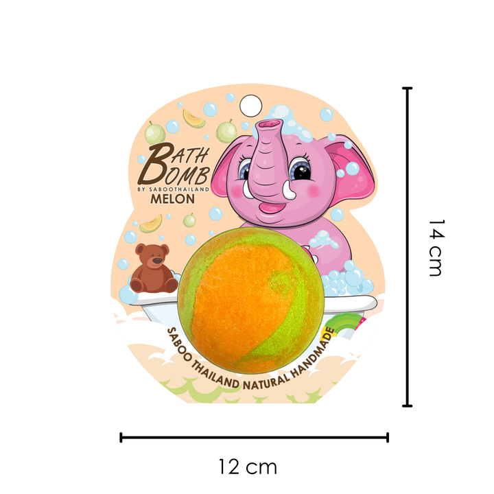 Bubble Bath Bomb - Elephant Package - 150g - Melon