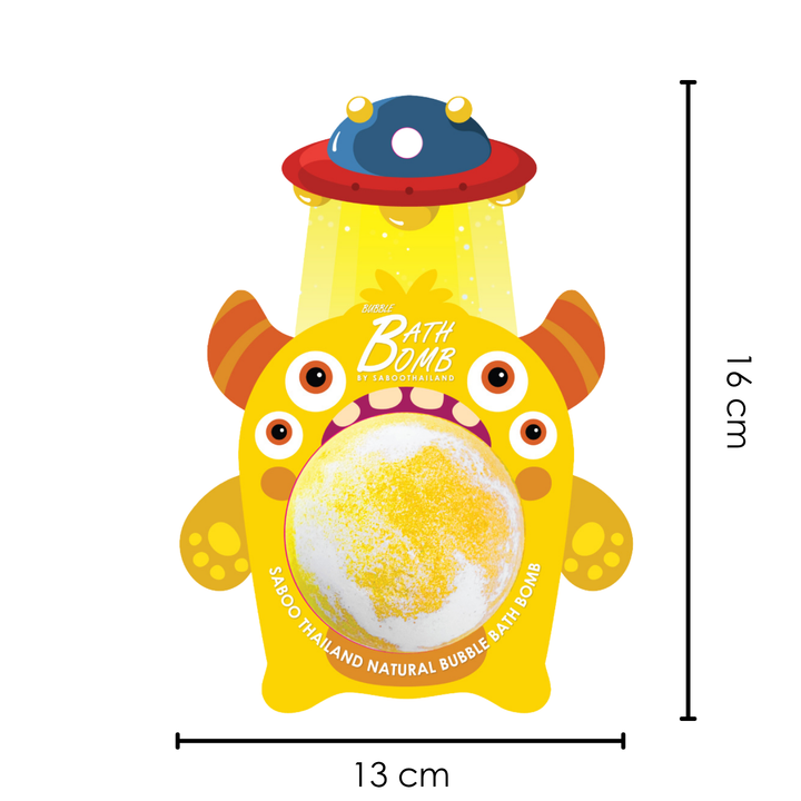 Bubble Bath Bomb - Monster - 150g - Lemon