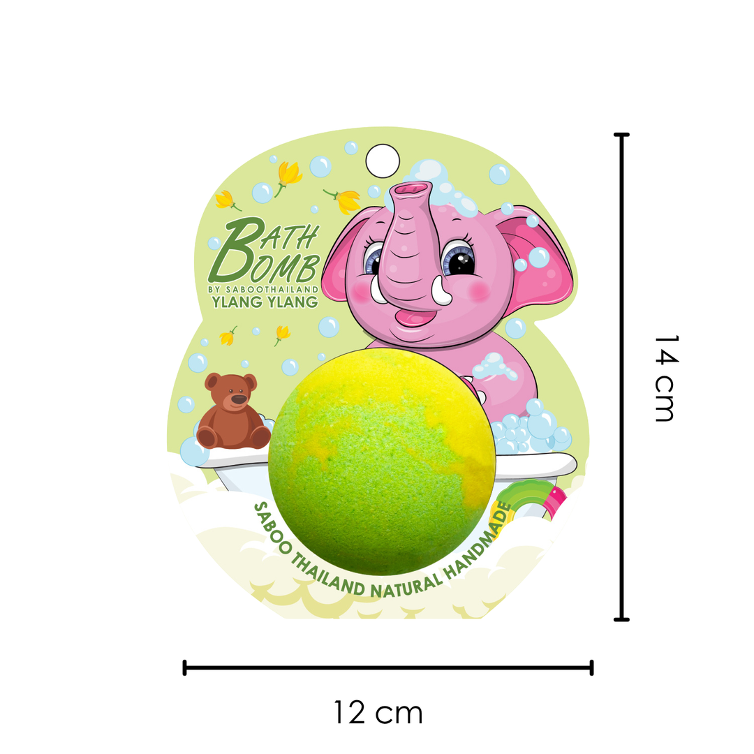 Bubble Bath Bomb - Elephant Package - 150g - Ylang Ylang