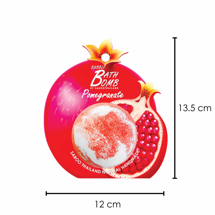 Bubble Bath Bomb - Fruit Package - 150g - Pomegranate