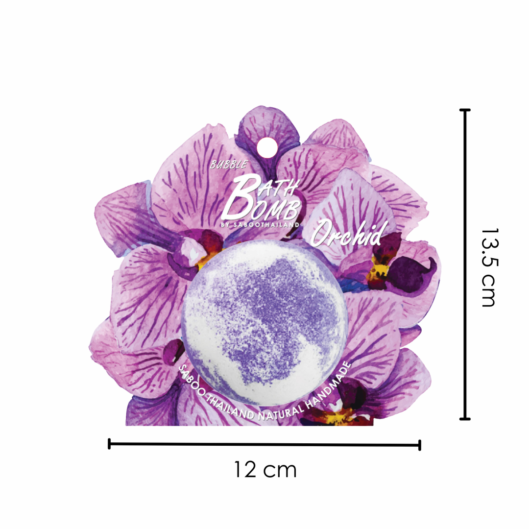 Bubble Bath Bomb - Flower Package - 150g - Orchid