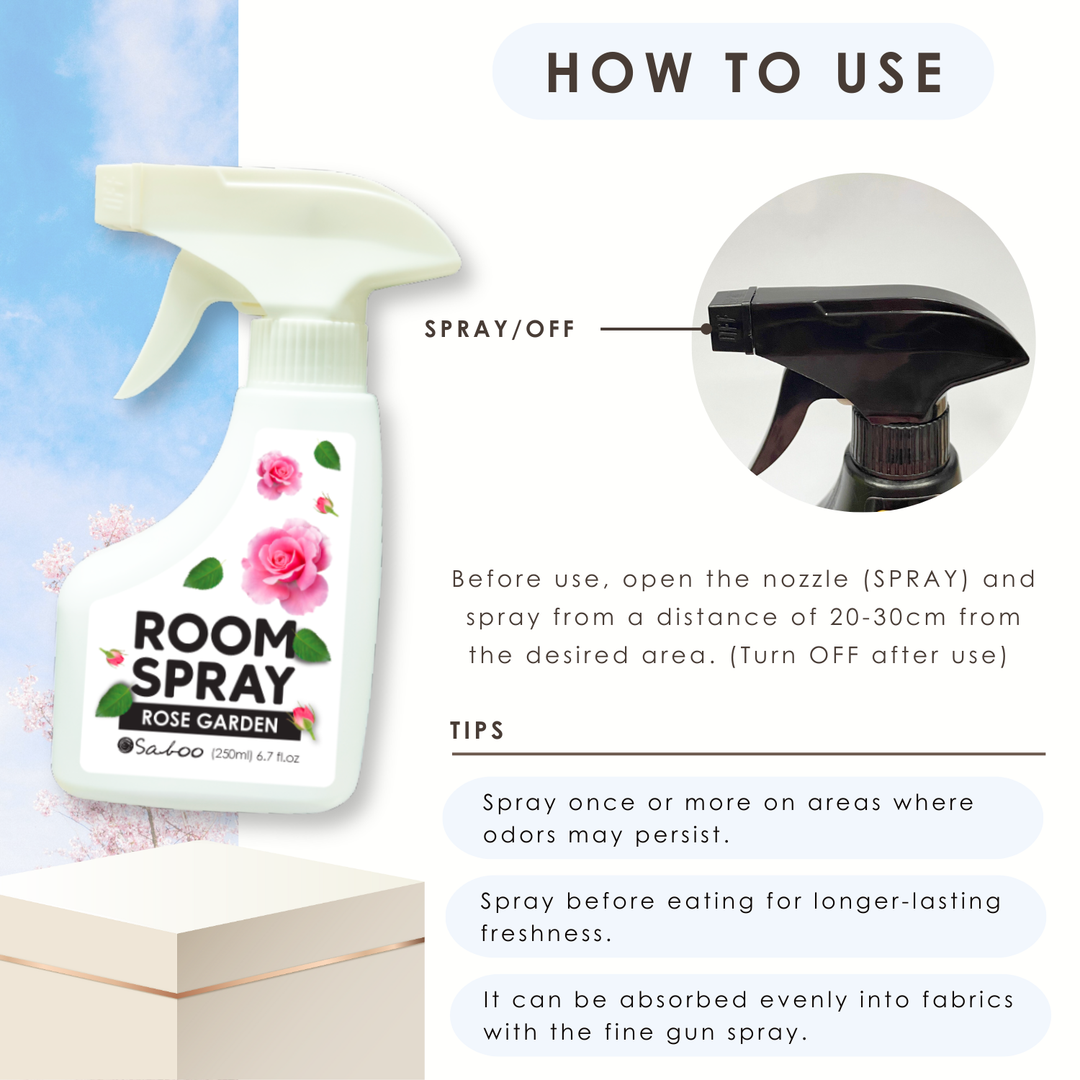 Saboo Room Spray - 250ml - Rose Garden