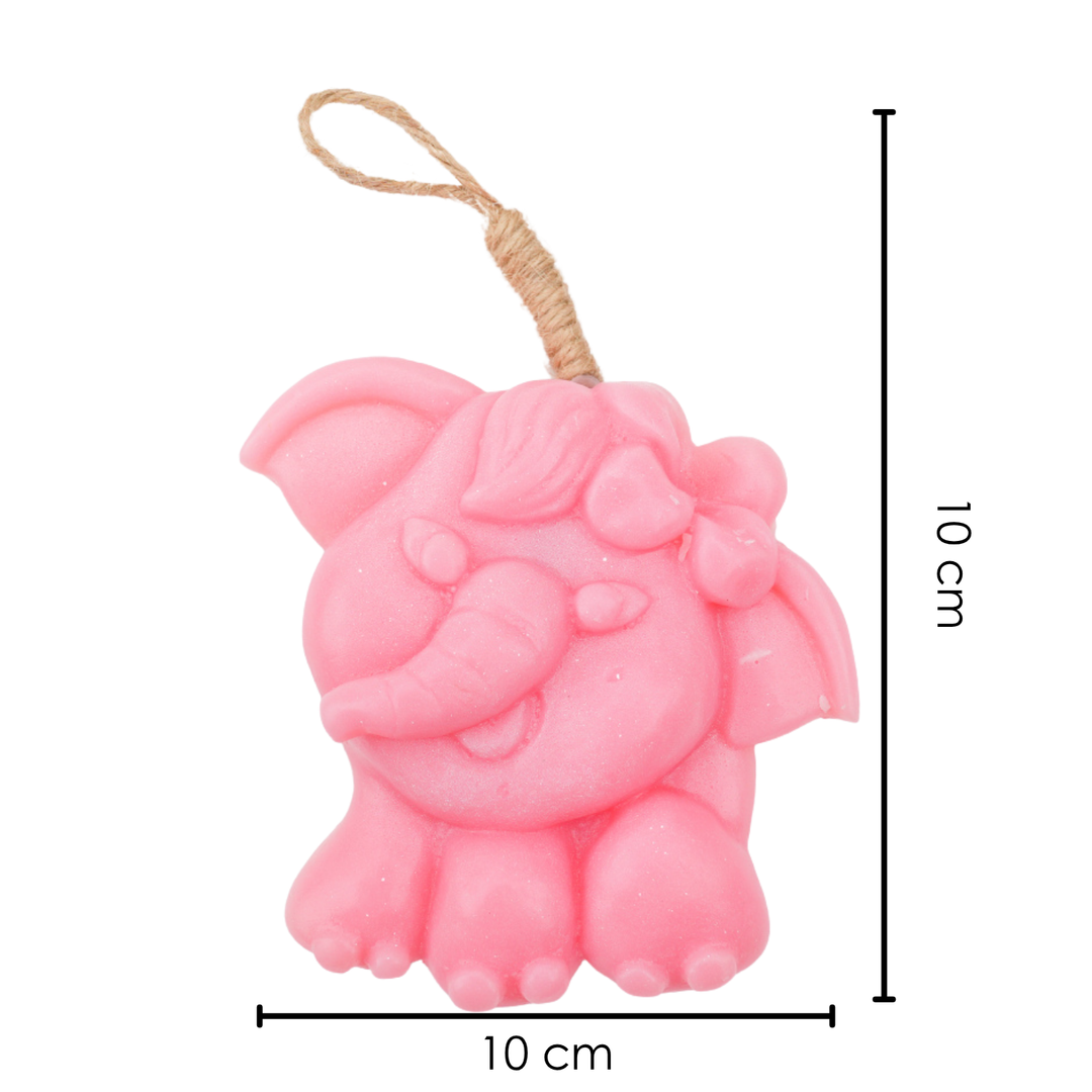 Natural Fancy Soap - Elephant - 100g - Rose