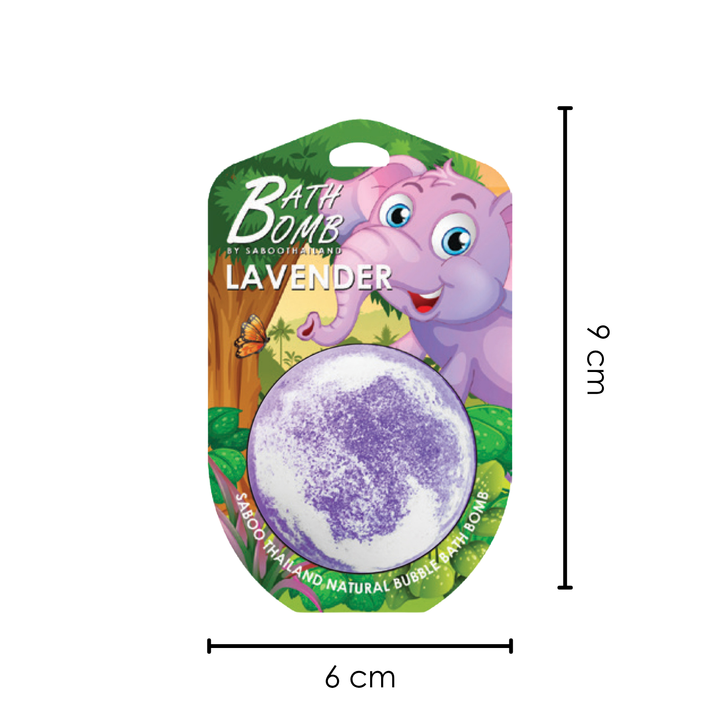 Bubble Bath Bomb - Jungle Package - 150g - Lavender