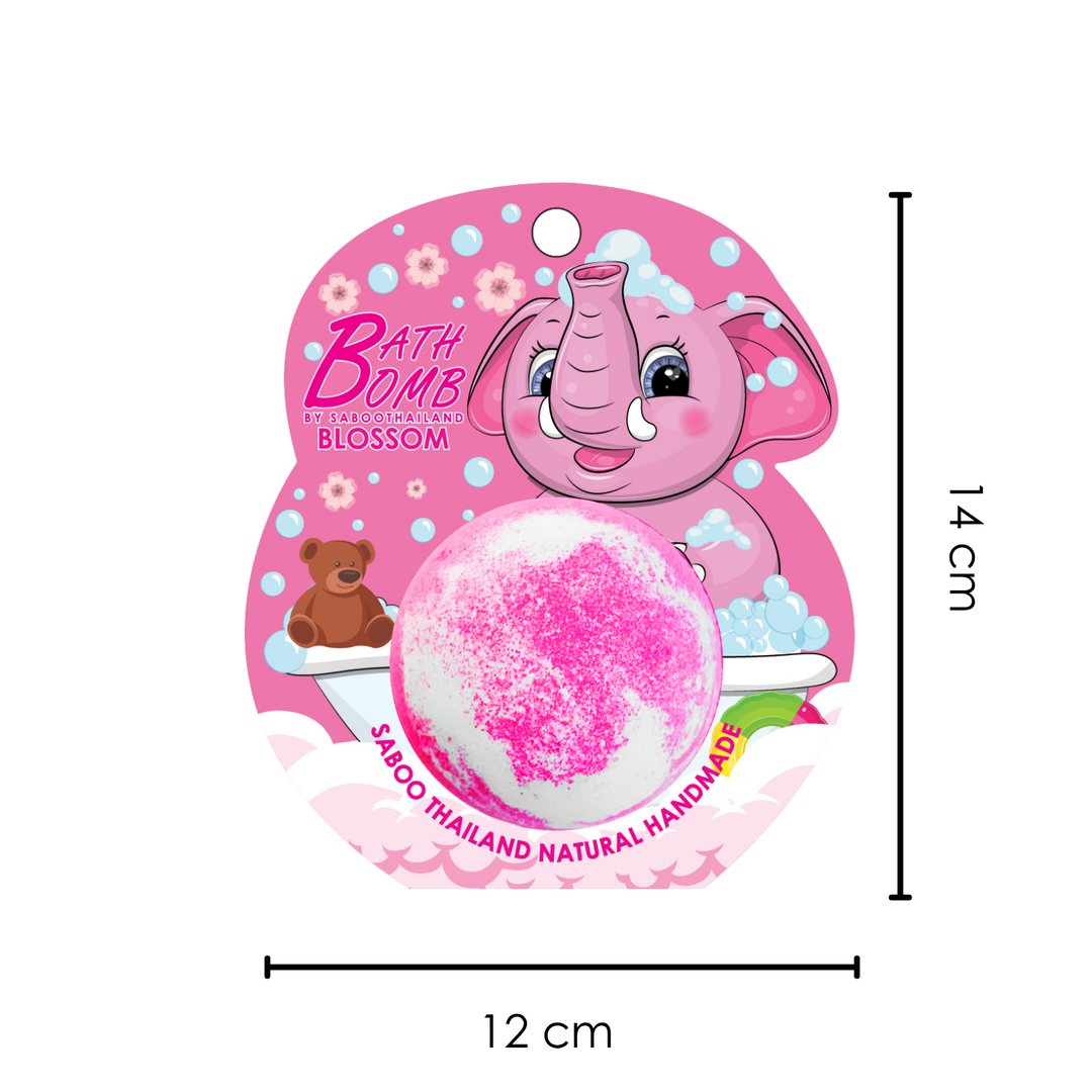 Bubble Bath Bomb - Elephant Package - 150g - Blossom