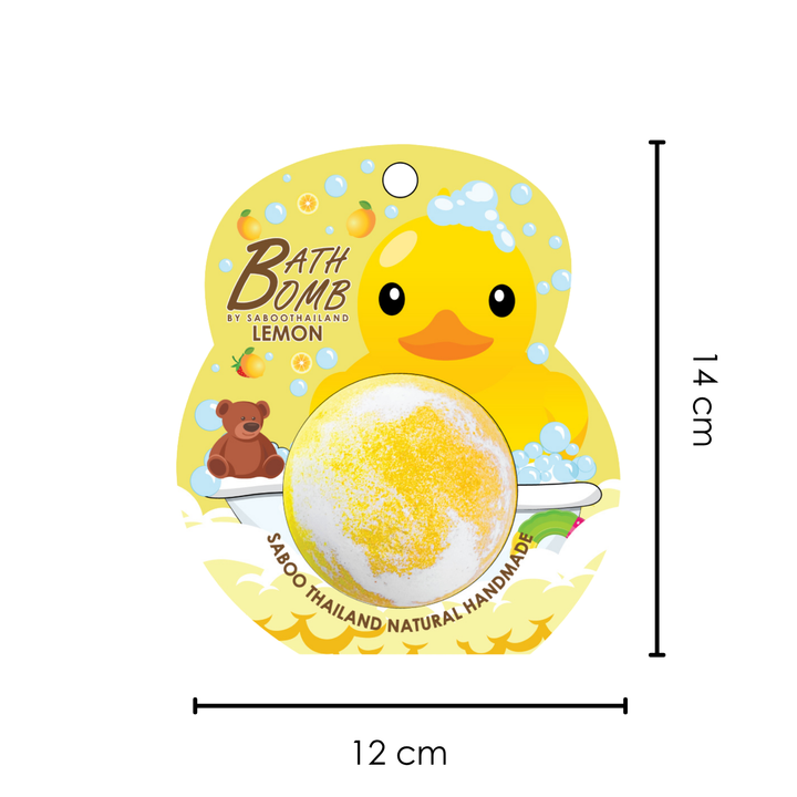 Bubble Bath Bomb - Duck Package - 150g - Lemon
