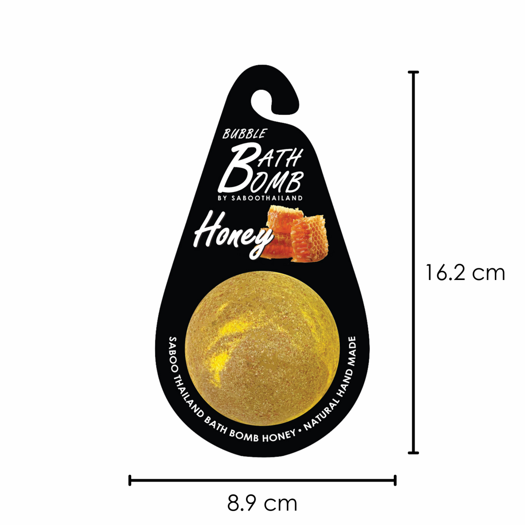 Bubble Bath Bomb - Black Package - 150g - Honey