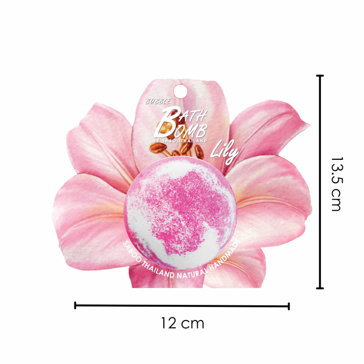 Bubble Bath Bomb - Flower Package - 150g - Lily