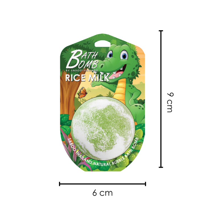 Bubble Bath Bomb - Jungle Package - 150g - Rice Milk