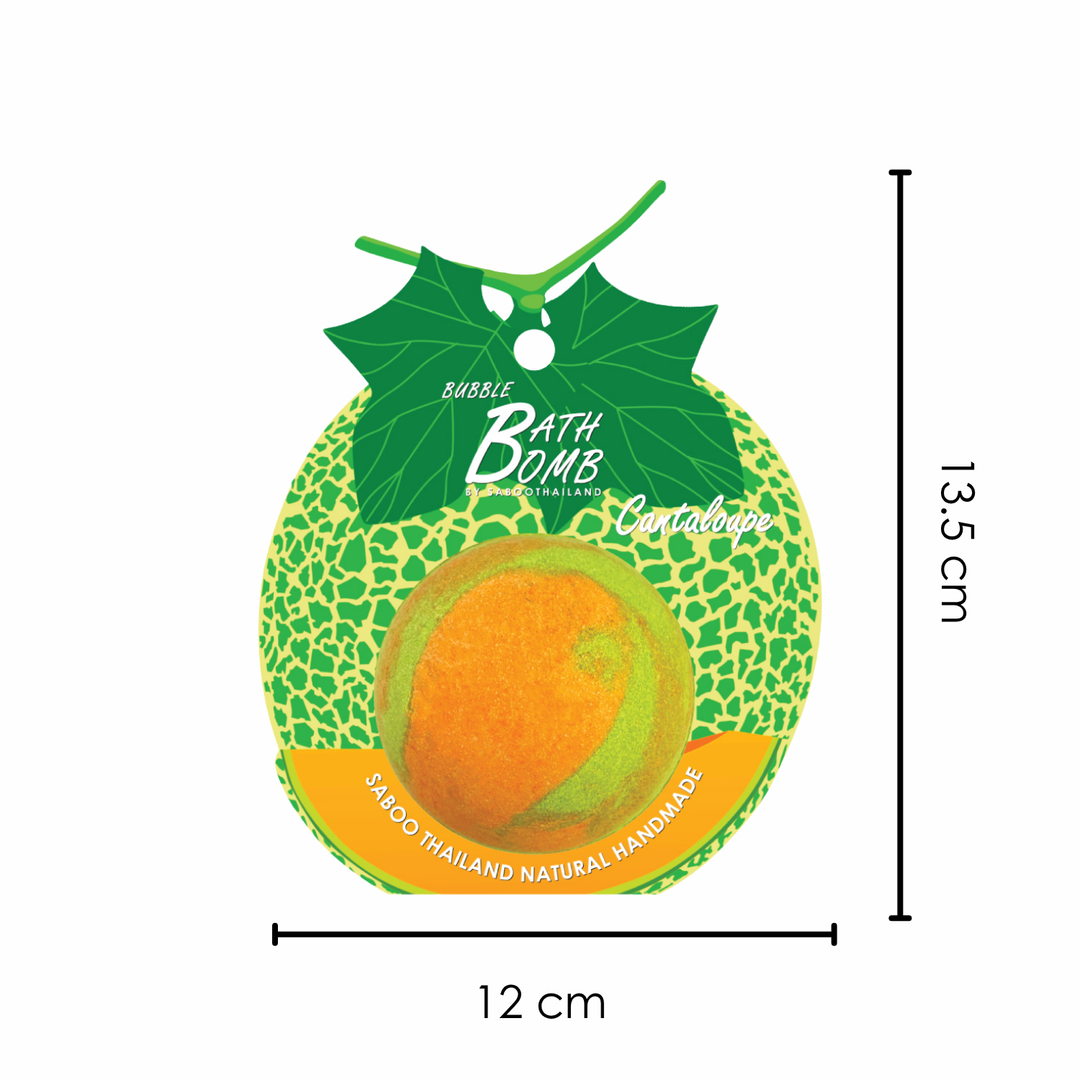 Bubble Bath Bomb - Fruit Package - 150g - Cantaloupe