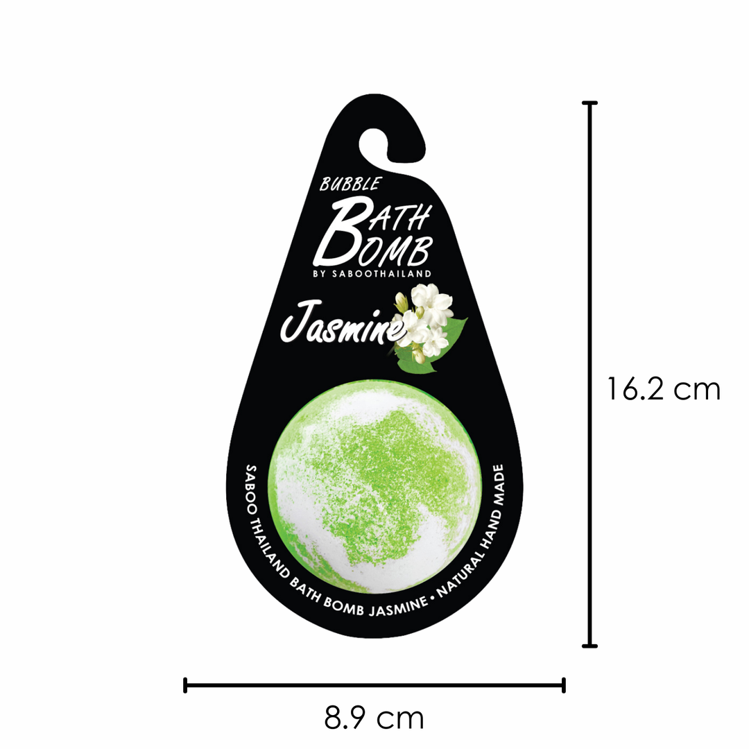 Bubble Bath Bomb - Black Package - 150g - Jasmine