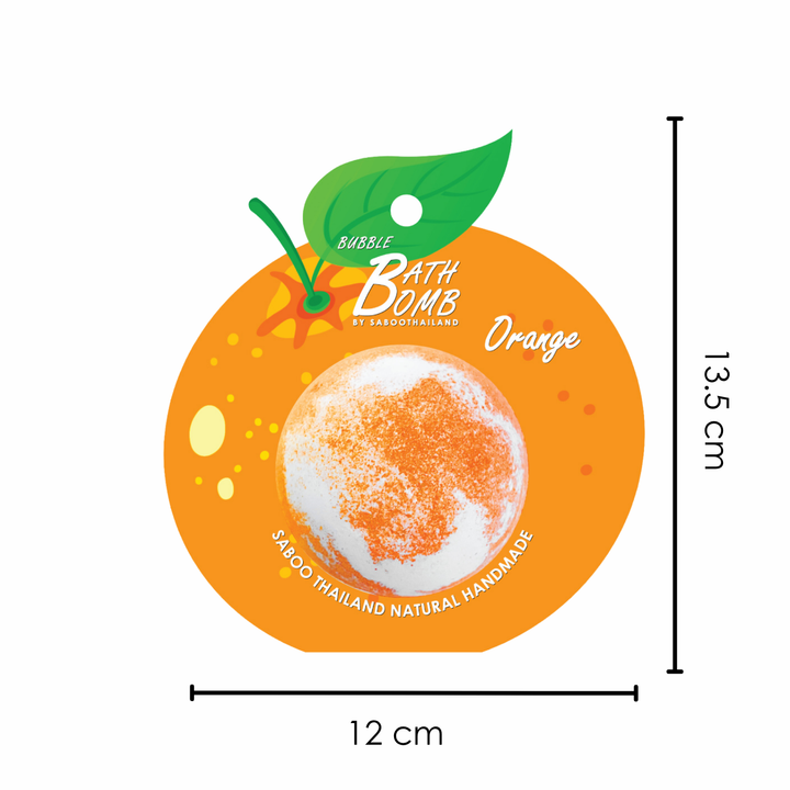 Bubble Bath Bomb - Fruit Package - 150g - Orange