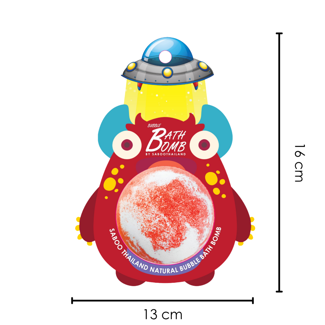 Bubble Bath Bomb - Monster - 150g - Rose