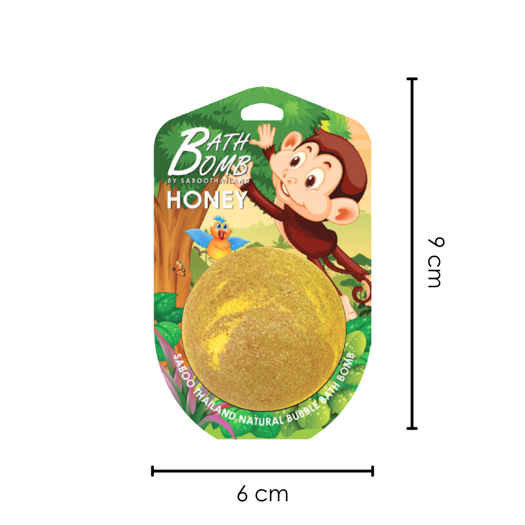 Bubble Bath Bomb - Jungle Package - 150g - Honey